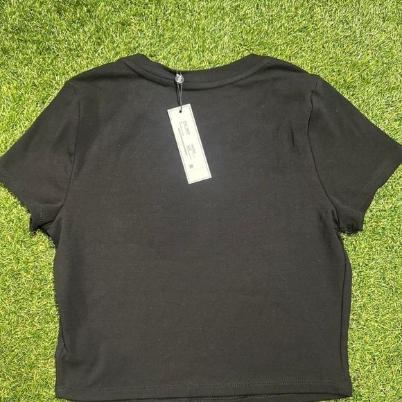 Juicy Couture I Love Juicy Black Crop T-Shirt - Picture 4 of 5